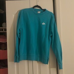Nike Woman Teal Crewneck Sweater